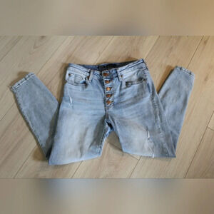 Seethrusouls womens blue jeans